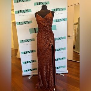 Cinderella Divine Women's Sequin Evening Dress - Sienna